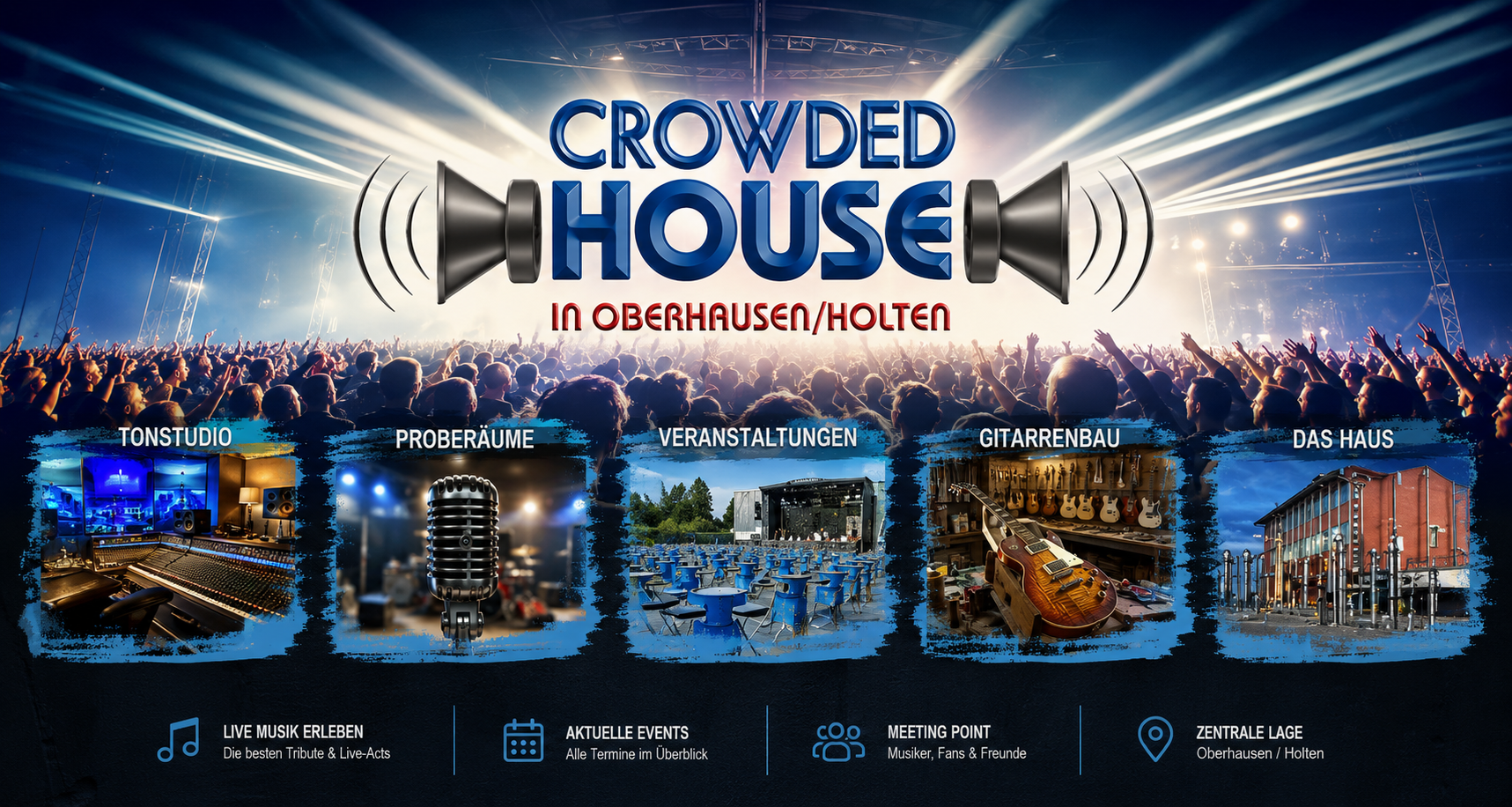 Crowded House Konzertatmosphäre